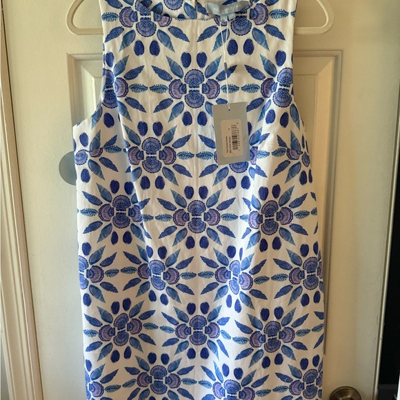 Hill House Dresses & Skirts - Hill House Blue and White Floral Mini Dress